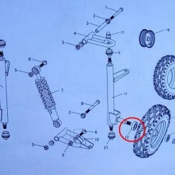 Alternative view of Trailmaster Bearing 6202-2R