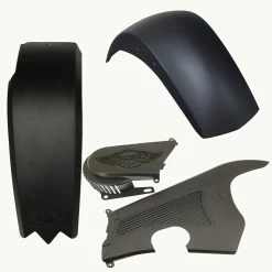 MegaMoto Mega Moto Black Fender Kit
