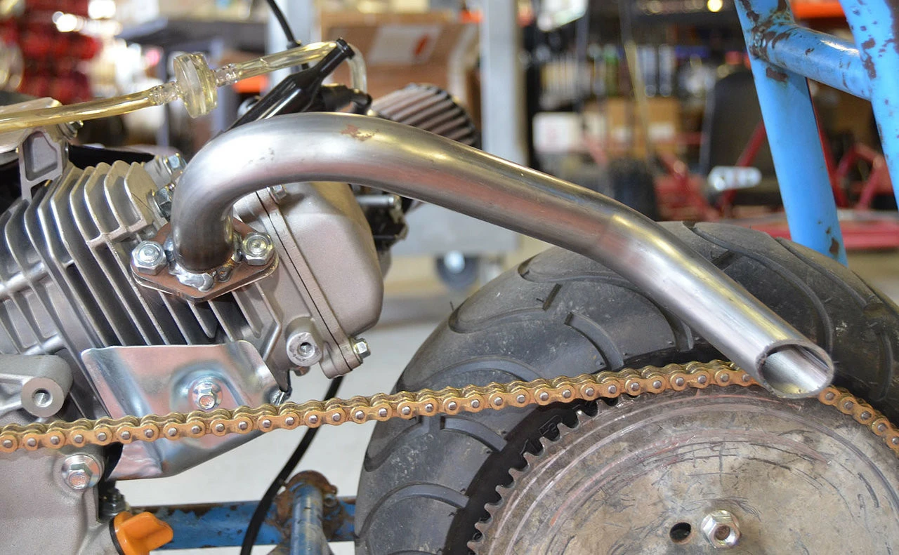 Trailmaster Header Pipe, MB200-2/Hurricane 200X W/Gasket 6 Trailmaster Header Pipe, MB200-2/Hurricane 200X W/Gasket - Image 4