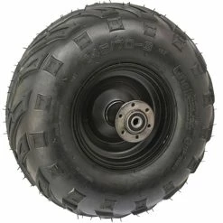 MegaMoto Minibike 6" Rear Steel Wheel Assembly, 145x70-6 V Tread