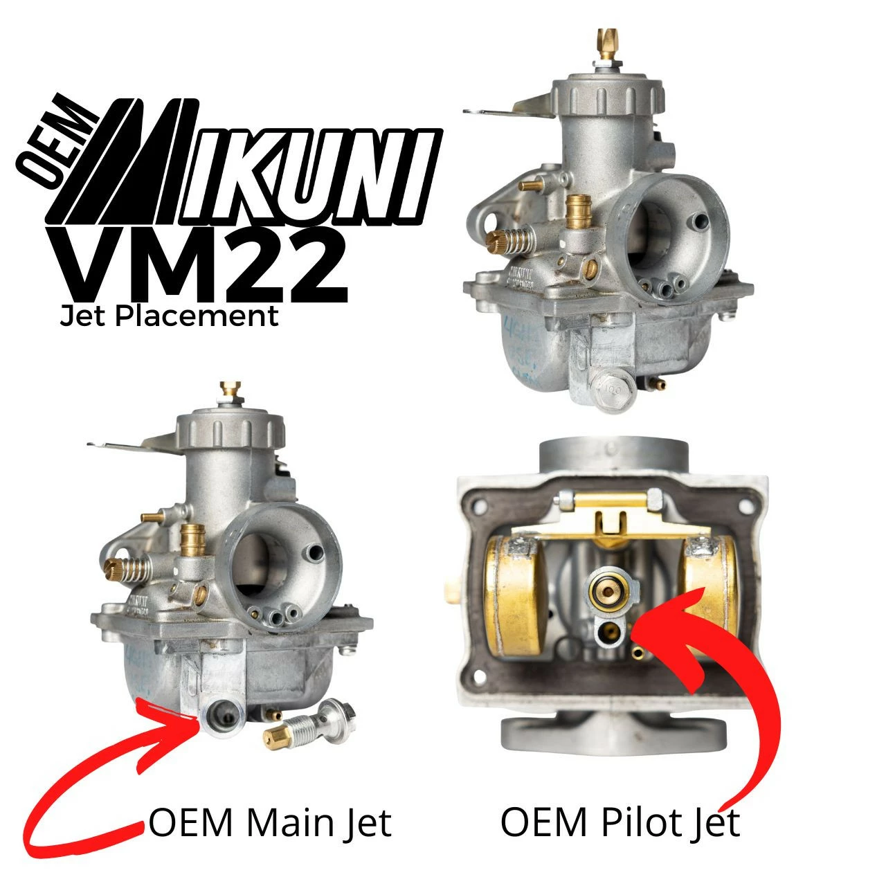 22MM Mikuni Carburetor Performance Kit - OEM 4 22MM Mikuni Carburetor Performance Kit - OEM - Image 2