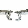 Fold Up Mini Bike Foot Pegs With Universal Clamps -TrailMaster shop pegs clamp on1 29433.1643311755